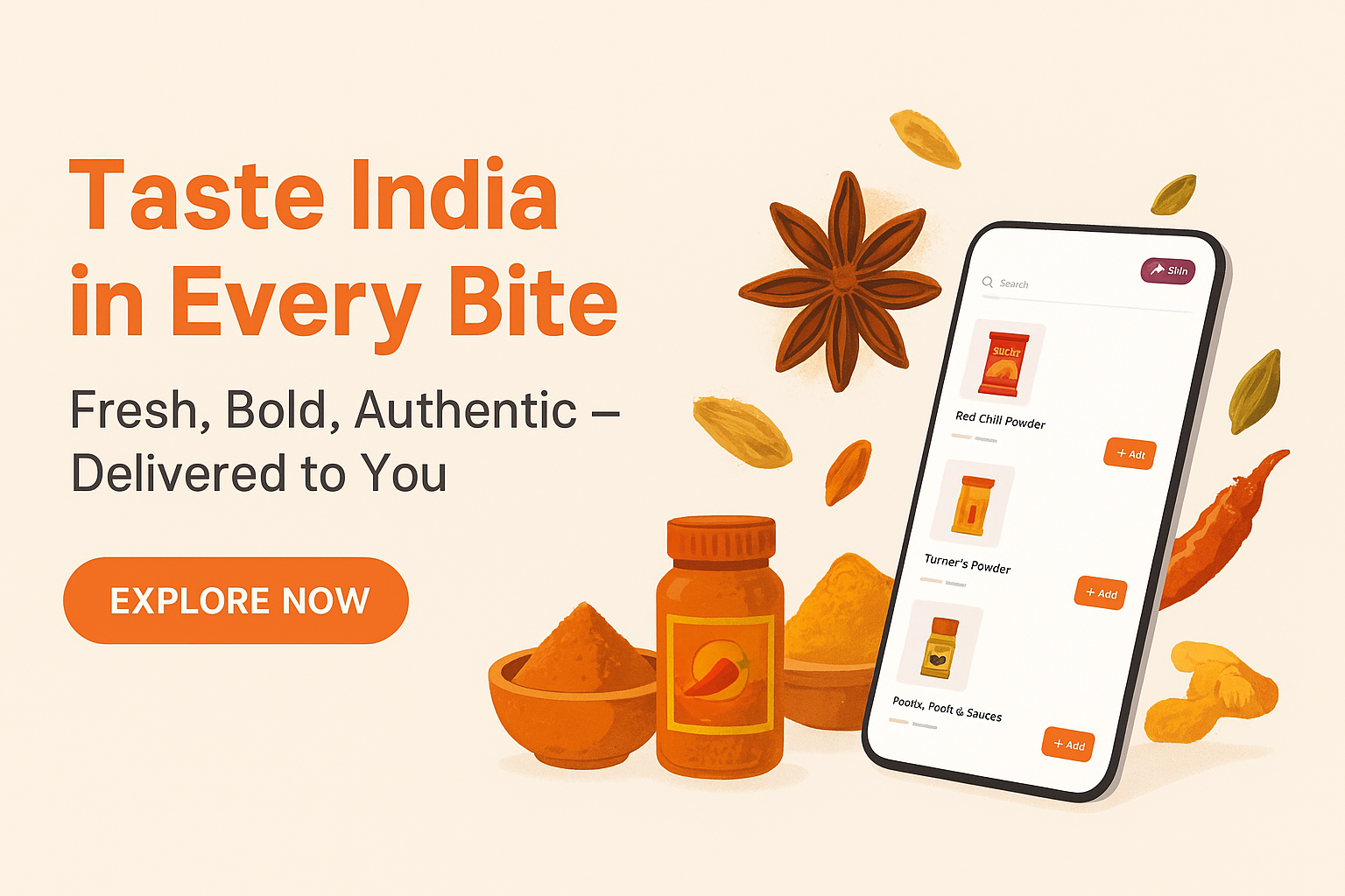 Get all authentic spices from india