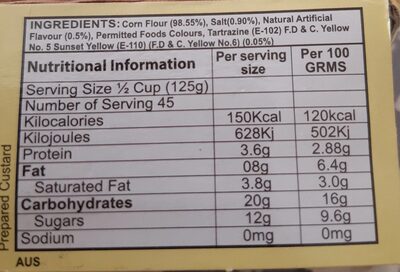 Ahmed: 285g Custard Mango