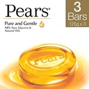 Pears: 3pc pack Gentle Yellow Golden Soap