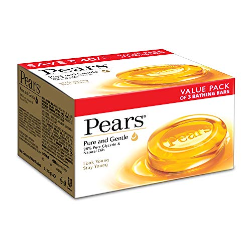 Pears: 3pc pack Gentle Yellow Golden Soap