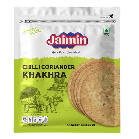 Jaimin: 180g Chilli-Coriander Khakhra