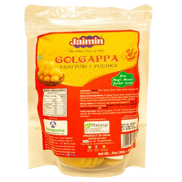 Jaimin: 200g Golgappa