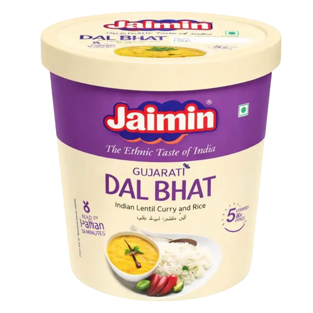 Jaimin: 75g Instant Gujarati Dal Bhat Cup