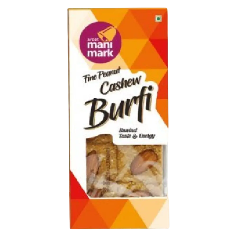 Manimark: 100g Fine Peanut-Cashew Burfi
