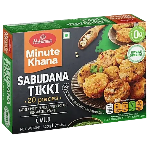 Haldiram: 320g Sabudana Tikki