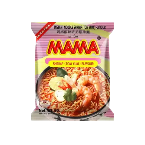 Mama: 90g Instantnudeln Garnelen Tom Yum