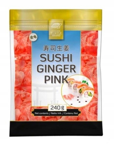 Golden Turtle: 240g Sushi Ingwer/ Ginger rosa