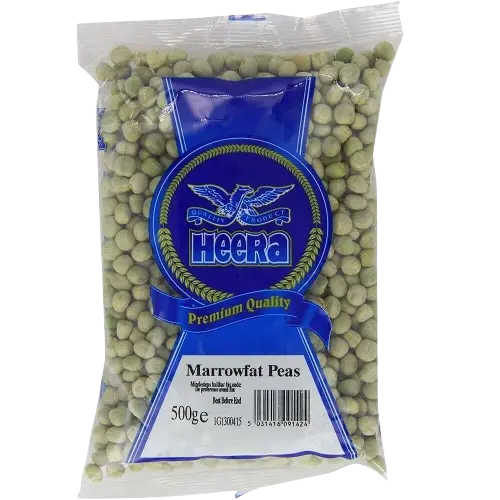 Heera: 500g Whole Marrowfat Peas Green