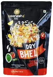 Ganesh Bhel: 200g Dry Bhel With Chutney