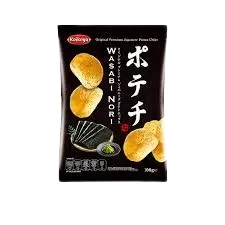 Koikeya: 100g Wasabi Nori Potato Chips