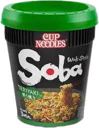 Nissin: 90g Soba Teriyaki Instant Cup Noodles