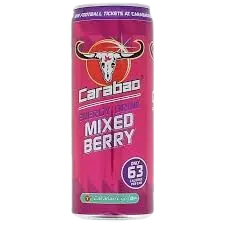 Carabao: 330ml Mixed Berry Energy Drink + 0,25 Pfand