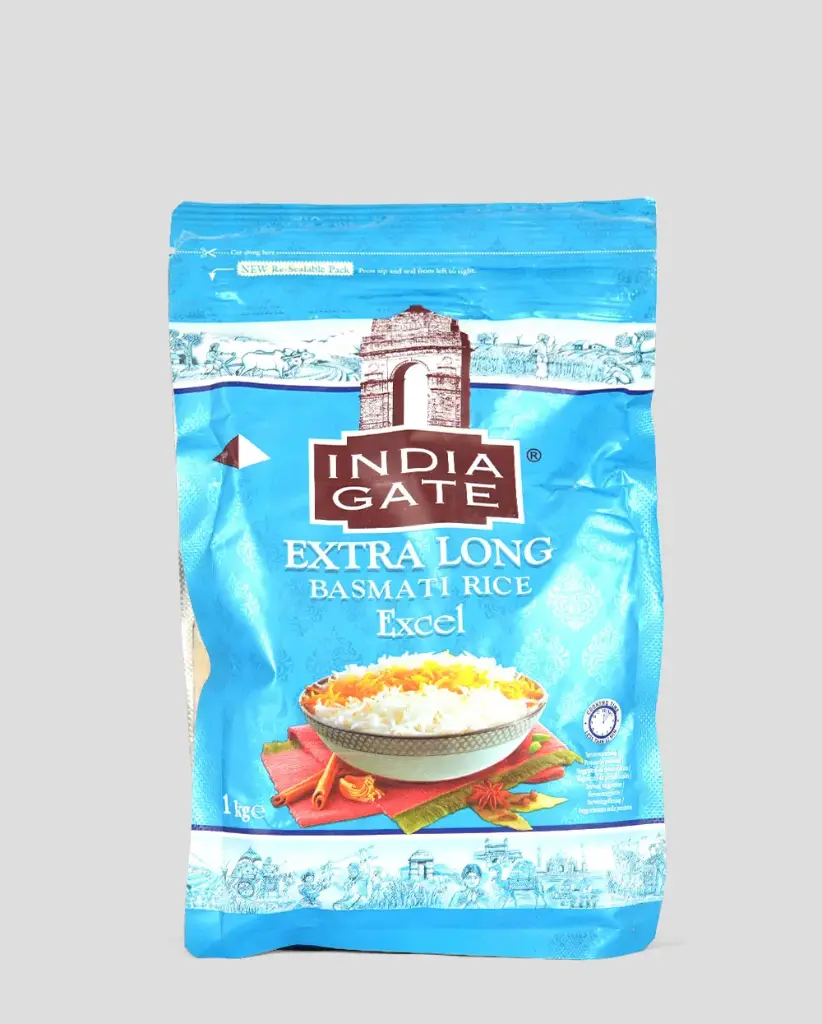 India Gate: 1kg Excel Basmati Rice