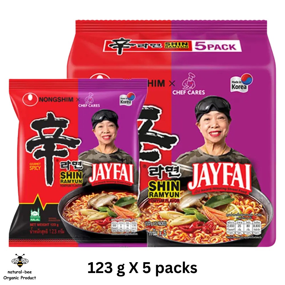 Nongshim: 123g Shin Ramyun Tom Yum Inst. Noodles