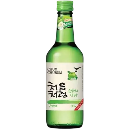 Chum Churum: 350ml Apple Soju 12% Vol. + Pfand 0,25