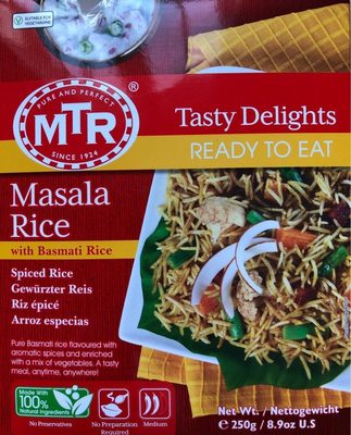 MTR: 250g RTE Rice Masala