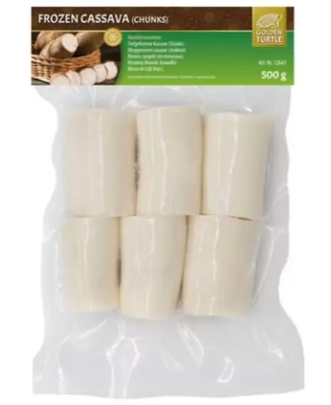 Golden Turtle: 500g Frozen Tapioca (Casava) Whole