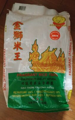 GOLDEN LION: 20kg Jasmine Rice