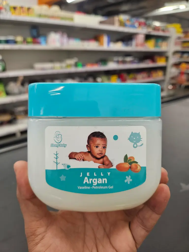 Ebony Baby: 440ml Argan Oil Petroleum Jelly