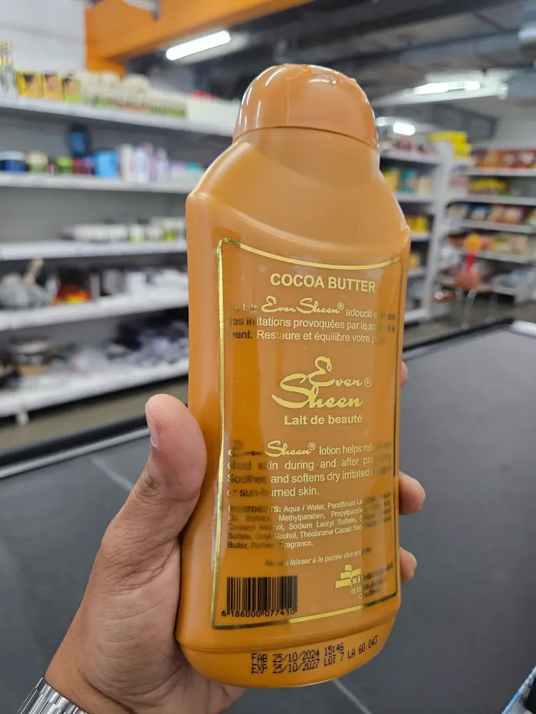 Ever Sheen: 500ml Cocoa Butter Hand & Body Lotion