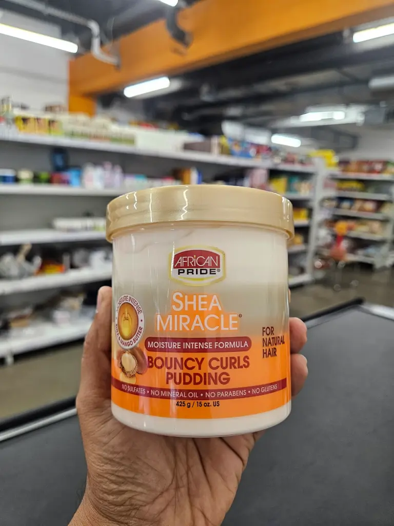 African Pride: 15oz Shea Miracle Bouncy Curls Pudding