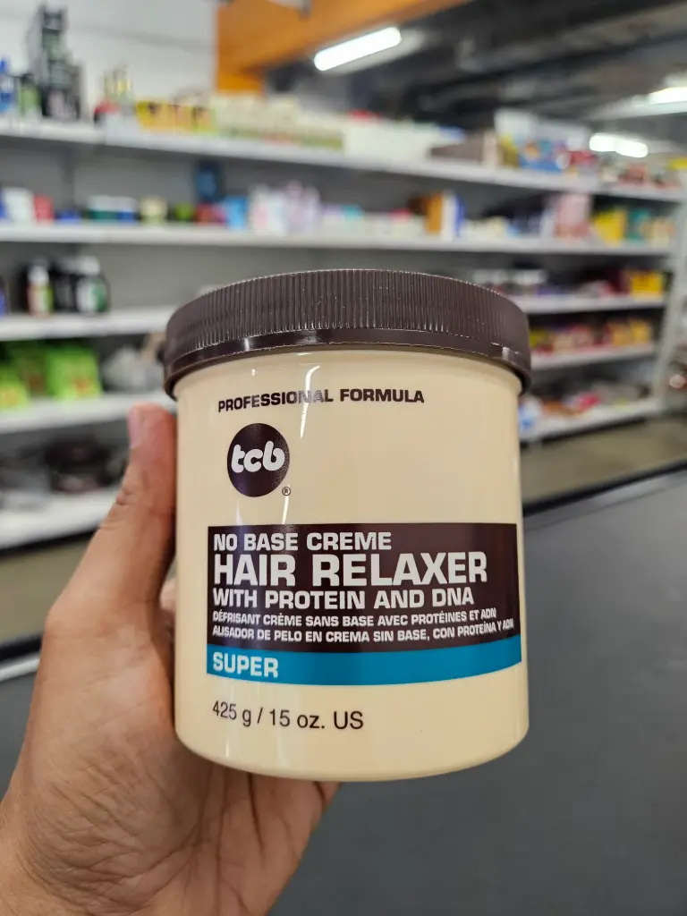 TCB: 425g(15oz) Super No Base Creme Hair Relaxer