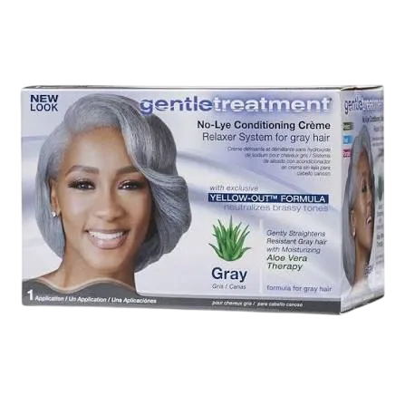 Gentle Treatment: No-Lye Conditioning Relaxer For Gray Hair
