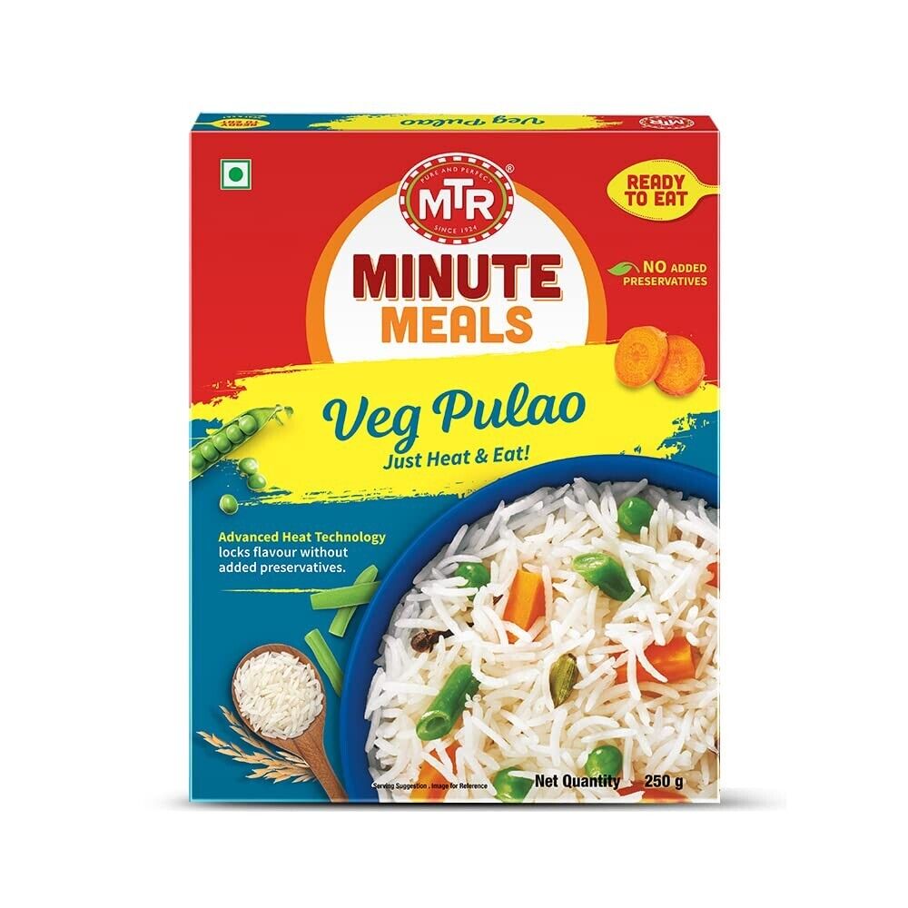 MTR: 250g RTE Vegetable Pulao