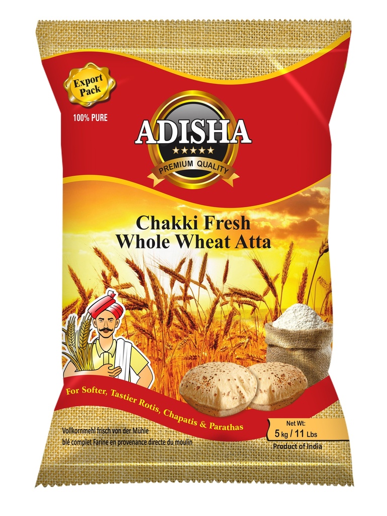 Adisha: 5kg Lokwan Wheat/ Chakki atta