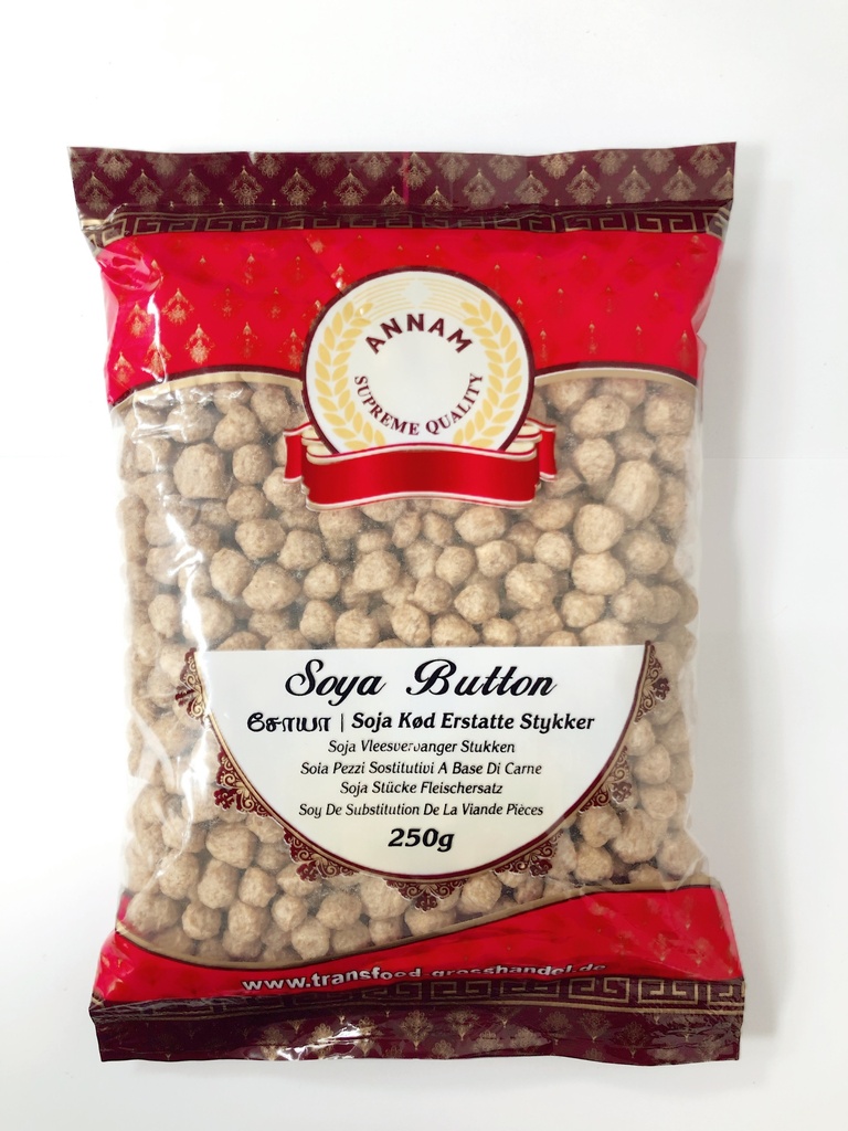 Annam: 250g Soya chunks Button