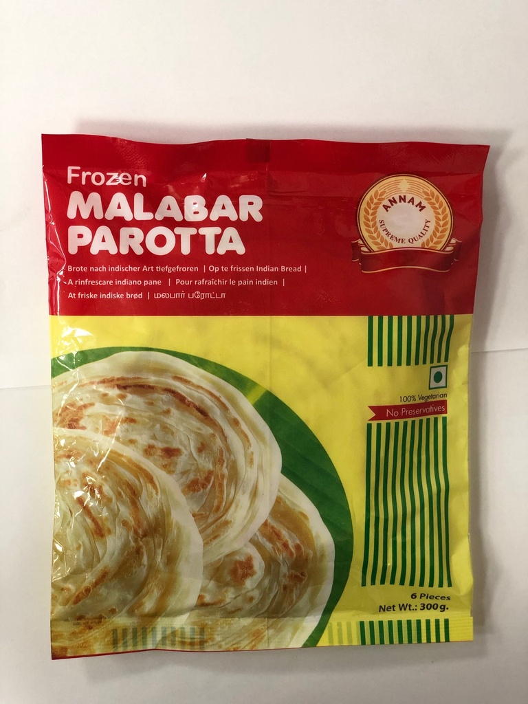 Annam: 1kg Frozen Malabar Parotta (20pcs)