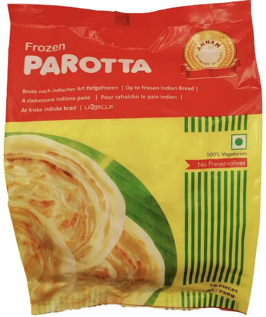 Annam: 750g Frozen Parotta