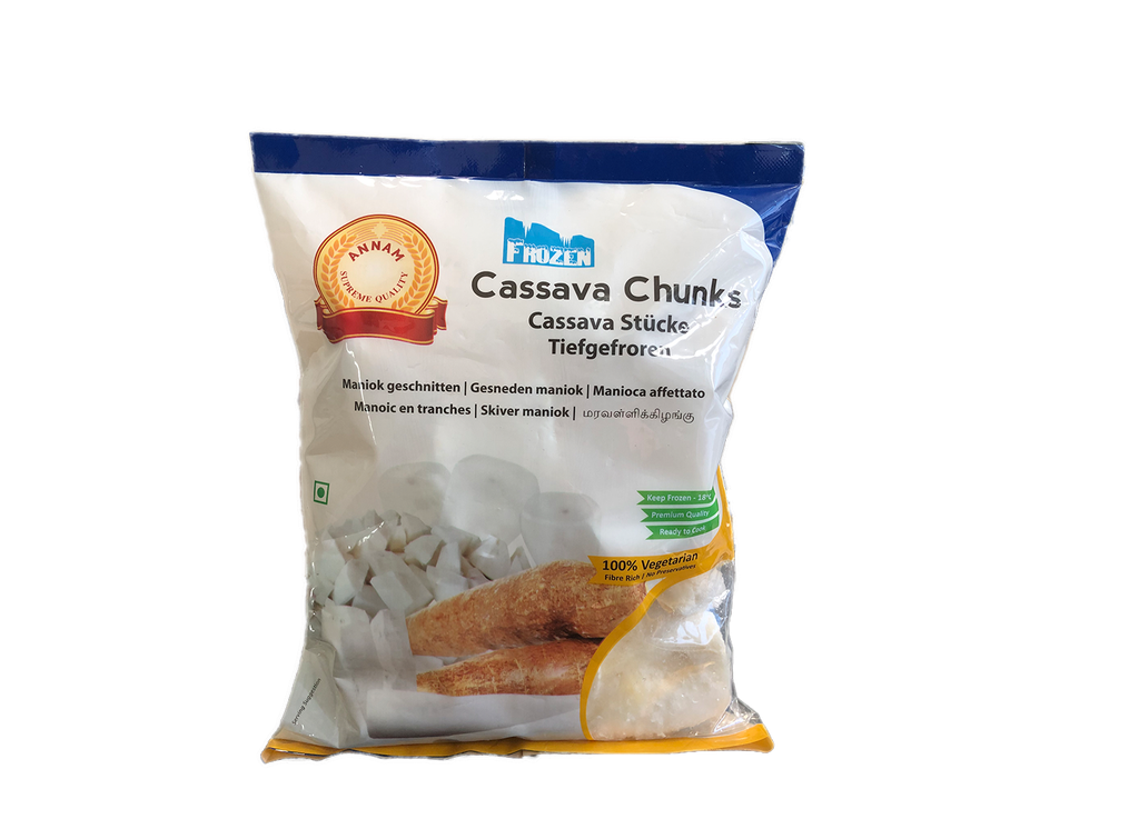 Annam: 908g Frozen Casava Chunks Big Pcs