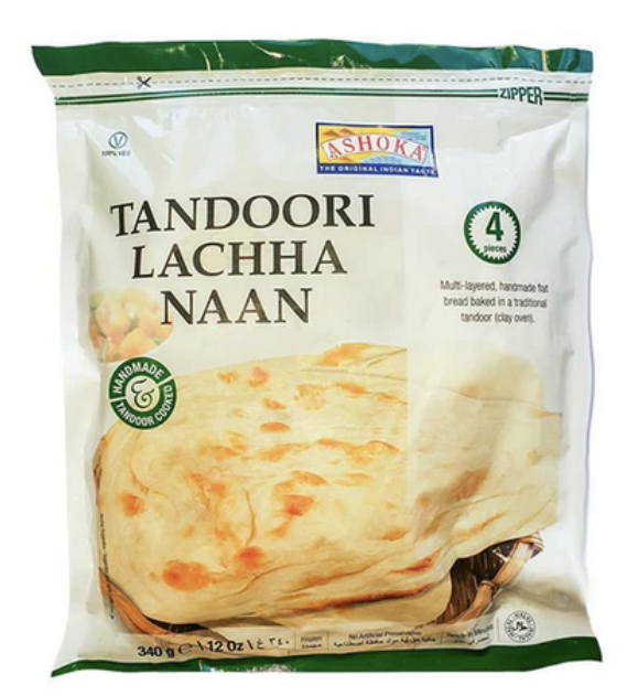Ashoka: 340g Tandoori Lachha Naan