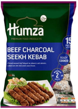 Humza: 750g Rindfleisch/ beef holzkohle Seekh Kebab (halal)