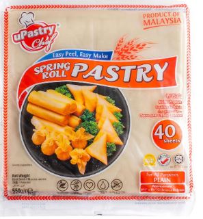 Upastry: 550g Spring roll dough/ Frühlingsrollteig