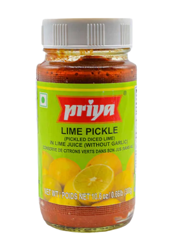 PRIYA: 300g Lime Pickle (w/o Garlic)