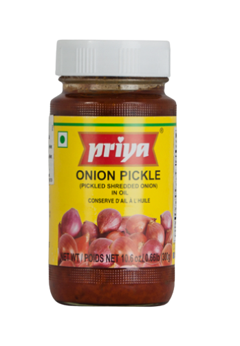 PRIYA: 300g Onion Pickle (w/o Garlic)