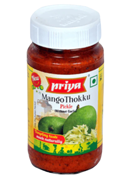 PRIYA: 300g Thokku Mango Pickle (w/o Garlic)