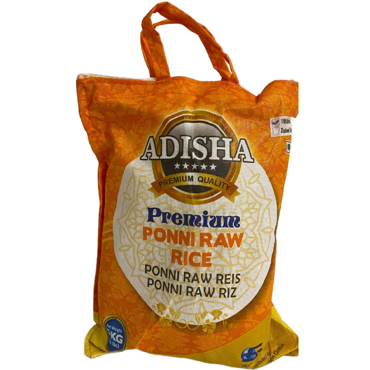 Adisha: 5kg Ponni Raw Rice