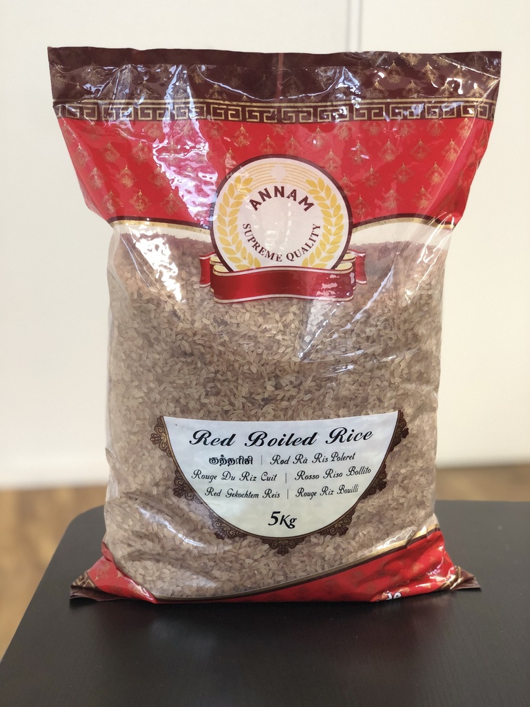Annam: 5kg Red Parboiled Matta Rice