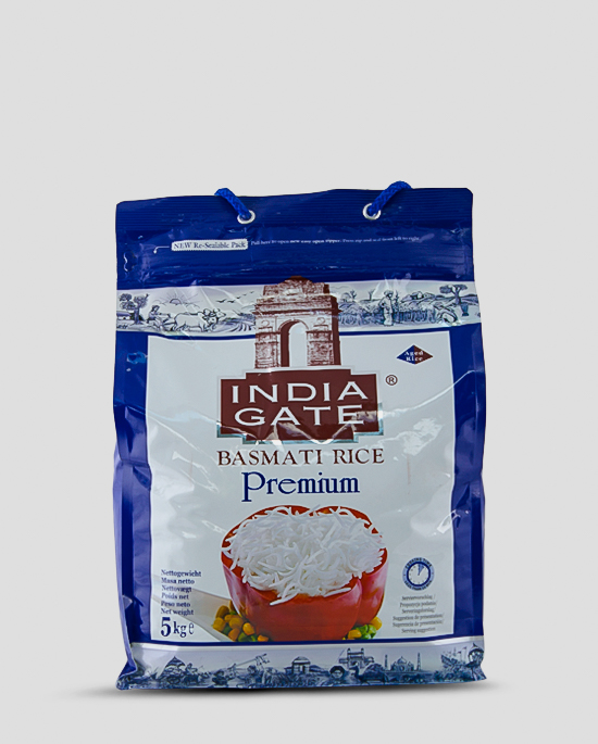 India Gate: 5kg Premium Basmati Rice