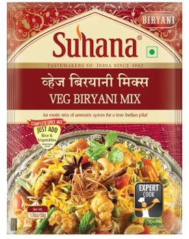 Suhana: 50g Vegetable Biryani Mix