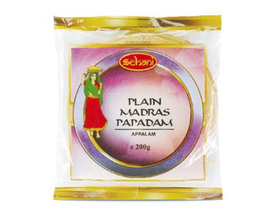 Schani: 200g Madras Plain Papad
