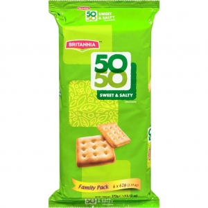 Britania: 62g 50-50 sweet & salty Biscuits