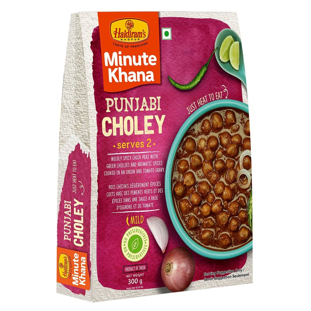 Haldiram: 300g RTE Choley