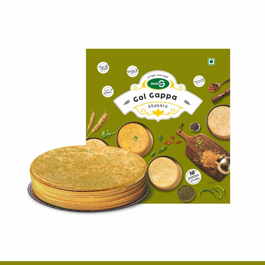 ShantaG: 200g Gol Gappa Khakhra