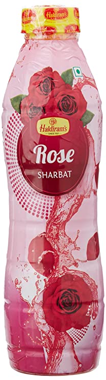 Haldiram: 750ml Rose Sharbat 