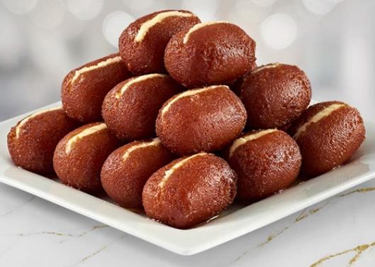 NW Snacks & Sweet: Gulab Jamun with Cream