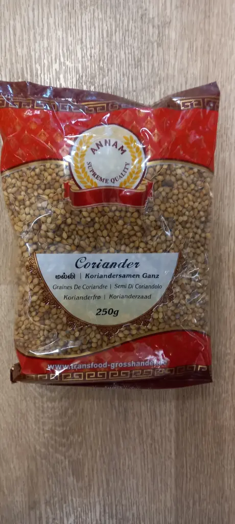 Annam: 250g Dhania/Coriander Seeds (Indori)